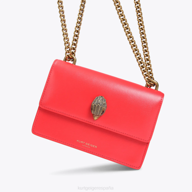 Kurt Geiger mujer bandolera pequeña london shoreditch 2LPR128 | bolsas rojo
